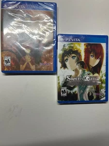 Both Steins Gate 0 Playstation PS Vita Games Lot New SEALED - Picture 1 of 2