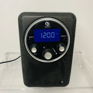 Boston Solo II Alarm Clock Radio Am/FM Radio, Aux Tested Working  - Picture 1 of 6