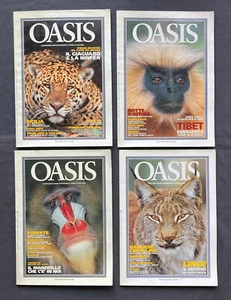 Lot 4x OASIS magazine #1-2-3-4 Musumeci 1999 Nature Zoology Environment - Picture 1 of 5