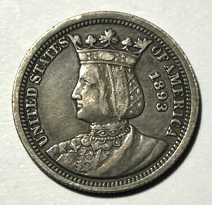 1893 Isabella Commemorative Silver Quarter, Uncirculated! - Picture 1 of 6
