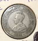 1926 JAMAICA 1 PENNY COIN- KING GEORGE V-KM#.26-Mintage =240,000