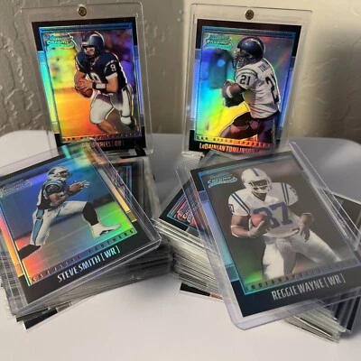 2001 Bowman Chrome COMPLETE RC SET /1999 111-255 TOMLINSON, BREES, SMITH, WAYNE - Image 1 of 4