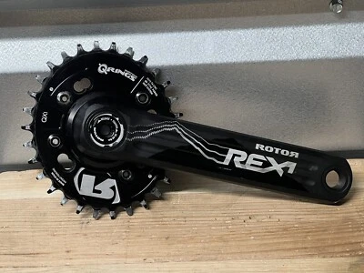 Manivela e corrente Rotor Rex 1 direita 175 mm - Imagem 1 de 4