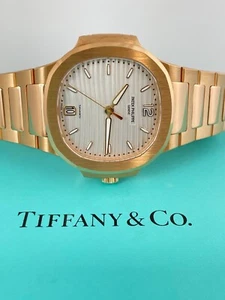 Patek Philippe Ladies Nautilus 7118/1R TIFFANY & CO Rose Gold {Full Set} - Picture 1 of 11