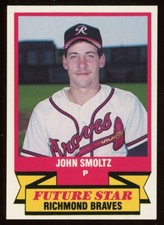 1989 CMC Team Issue Richmond Braves JOHN SMOLTZ RC