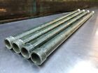 40 FEET-Antenna Tower Mast Pole*4' RIBBED ALUMINUM-LOT of 10- FOUR FOOT SECTIONS