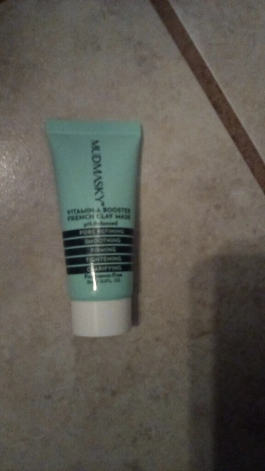 MUDMASKY vitamin A French clay mask, pH Balanced, NEW 0.5oz  - Image 1 of 1