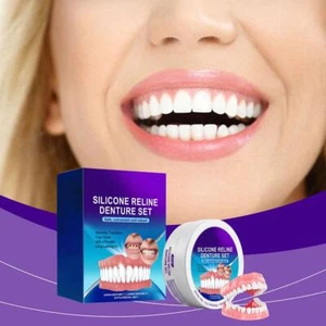 False Teeth with Filling Teeth Glue Teeth Braces Dentures NEW Adult Paste E1B8 - Imagen 1 de 12