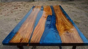 60" x 32" Epoxy Resin Coffee Table Top / Counter Home / Office Decor - Picture 1 of 2