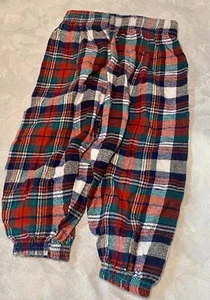 Vintage Multi Color Plaid Children's Pants-12M - Picture 1 of 3