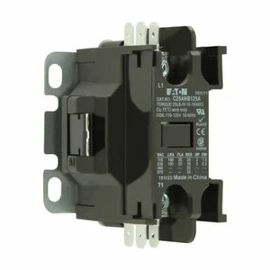 Eaton C25ANB130H DP Contactor 30A 1P 240/277V AC Control Motor Industrial - Imagen 1 de 1