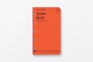 Pad memo ricarica PLOTTER 004 2 mm griglia 80 fogli mini 5 dimensioni design angolo arrotondato - Foto 1 di 9