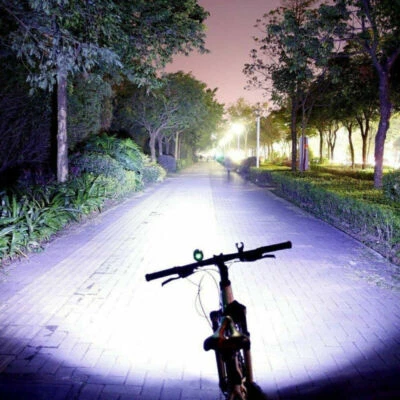 MTB 50000LM 4*CREE T6 FahrradLicht Scheinwerfer Fahrradlampe Rücklicht AKKU MJ - Bild 1 von 4