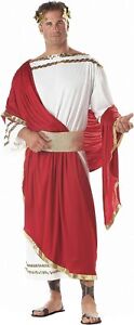 Caesar Roman Ruler Greek Toga Party Fancy Dress Up Halloween Adult Costume