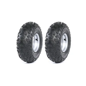2X 145/70-6 Tyre Tire Rim Wheel For 90cc 110cc 125cc Quad Bike Buggy Go Kart ATV - Picture 1 of 7