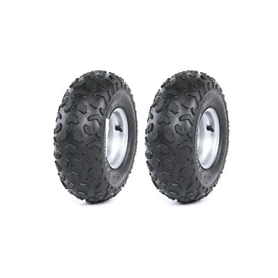 2X 145/70-6 Tyre Tire Rim Wheel For 90cc 110cc 125cc Quad Bike Buggy Go Kart ATV - Image 1 of 4
