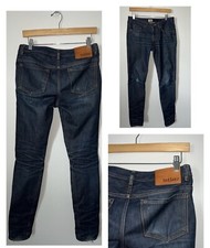 Railcar Fine Goods Selvedge Denim Jeans Indigo Size 27x32 Made in the USA Mens