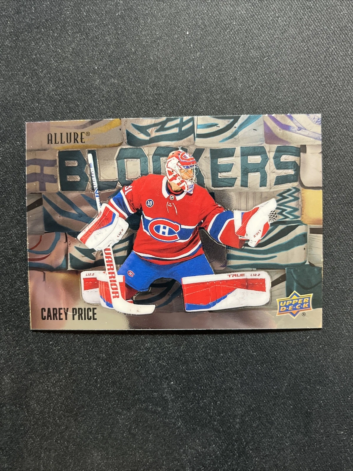 22-23 UD Allure Hockey Blockers BL-9 Carey Price