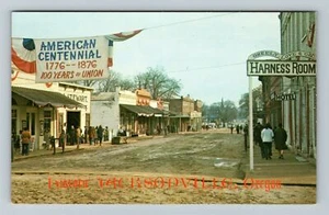 Jacksonville OR-Oregon, Street In Gold Mining Town Vintage Souvenir Postcard - Picture 1 of 2