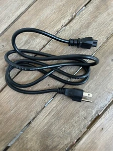 3 Prong Clover Leave AC Power Cord Cable US Plug for Laptop Adapter Dell Toshiba - Picture 1 of 2