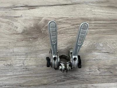 Vintage Shimano Stem Mount Friction Shifters 21.5mm Quill 5/6 Speed - Image 1 of 4