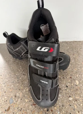 USADO: Zapatos de ciclismo Louis Garneau Terra MTB para hombre EE. UU. 9,5  Foto 1 de 4
