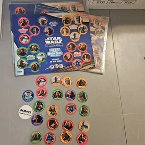 Star Wars Phantom Menace Episode 1 contest KFC Pizza Hut Taco Bell w 21 Pogs - Imagen 1 de 6