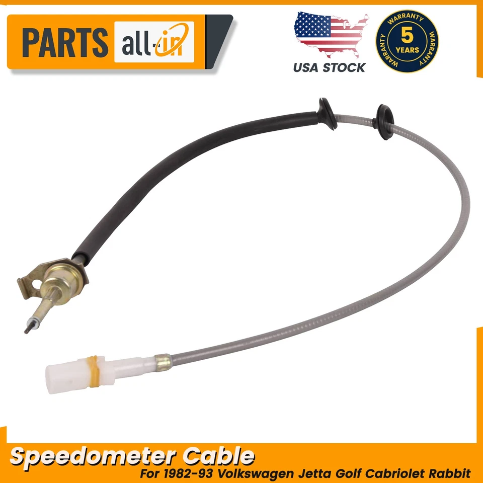 Cable velocímetro 1957803D para Volkswagen Jetta Golf Cabriolet Rabbit 1982-93 Foto 1 de 4