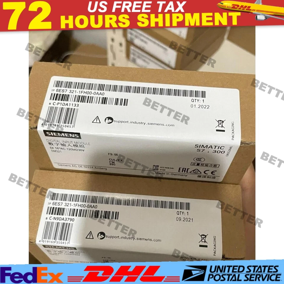 For NEW Siemens 6ES7321-1FH00-0AA0 PLC programmable contro - Image 1 of 1