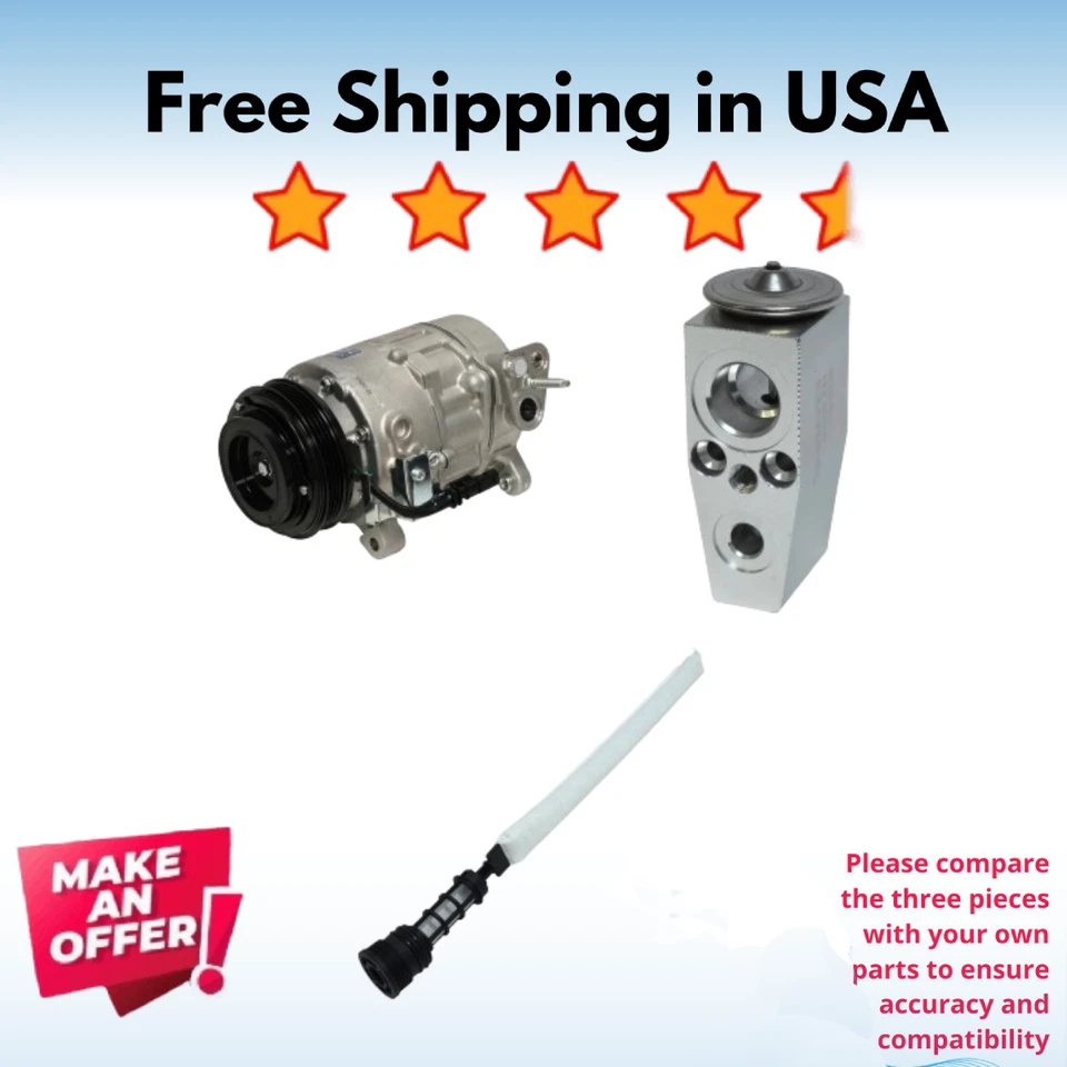 Kit Compresor A/C Fit GMC Yukon XL 2017-2020, Yukon, Sierra 1500 Limited 2019 Foto 1 de 1