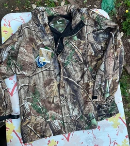 Field & Stream Hooded Jacket Camo Water Resistant HydroProof Hunting Mens XL - Picture 1 of 7