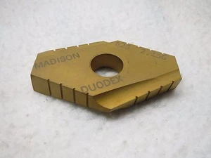 MADISON UTENSILI DA TAGLIO Duodex Vanga Inserti Indicizzabili 2.156" T-15 HSS Serie IV - Foto 1 di 5