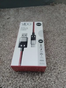 Sync and CHARGE CABLE ( USB TYPE C ) 2.4 AMP - 2 METRES - Picture 1 of 5