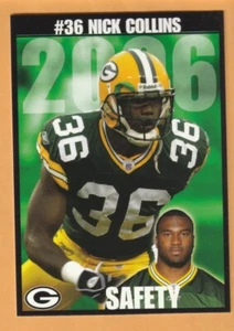 Nick Collins Green Bay Packers 2006 Policía #11 Bethune-Cookman Cross City FL - Imagen 1 de 2