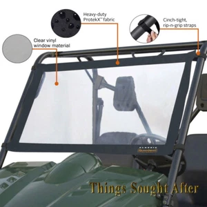 Parabrisas de vinilo Polaris Ranger para 500 2006 500 2x4 XP 700 4x4 6x6 y tripulación - Imagen 1 de 4