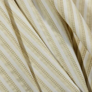 Jay Yang – Darby/Linen | Embroidered Shadow Stripe | Polyester/Rayon Fabric - Picture 1 of 8
