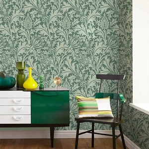 William Morris Floral Peel and Stick Wallpaper Removable Contact Paper - Picture 1 of 15