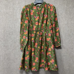 Zac Kids Girls Cypress Long Sleeve Smocked Dress Size 10-12 NWT - Picture 1 of 10