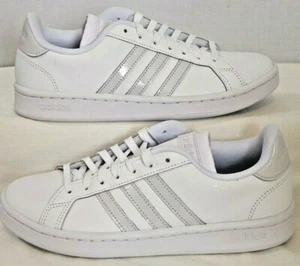 Adidas Womens White Cloud Foam Comfort Sneakers Size 7 1/2 - Picture 1 of 4