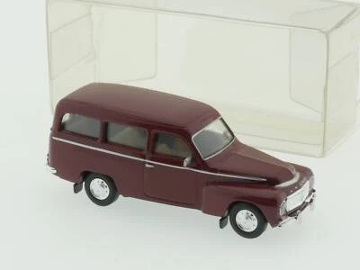 BREKINA Volvo 210 Duett Wine Red Box Truck 1:87 Evp 1702-08-50 - Image 1 of 4