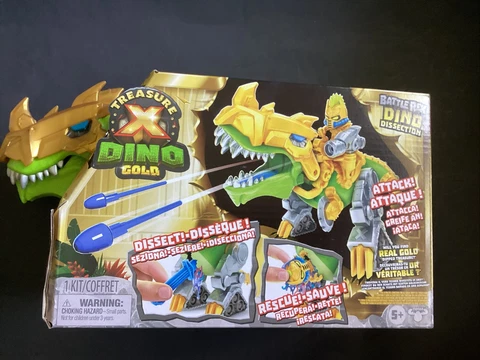 Treasure X Dino Gold S5 Battle Rex Dino Dissection Cover