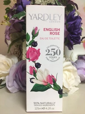 English Rose by Yardley London Feminino - 4,2 oz Eau De Toilette Spray Novo - Imagem 1 de 3