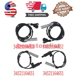 4x Front & Rear ABS Wheel Speed Sensor 34521164652 Fits BMW 3 328i 328Ci 323i M3 - Picture 1 of 8