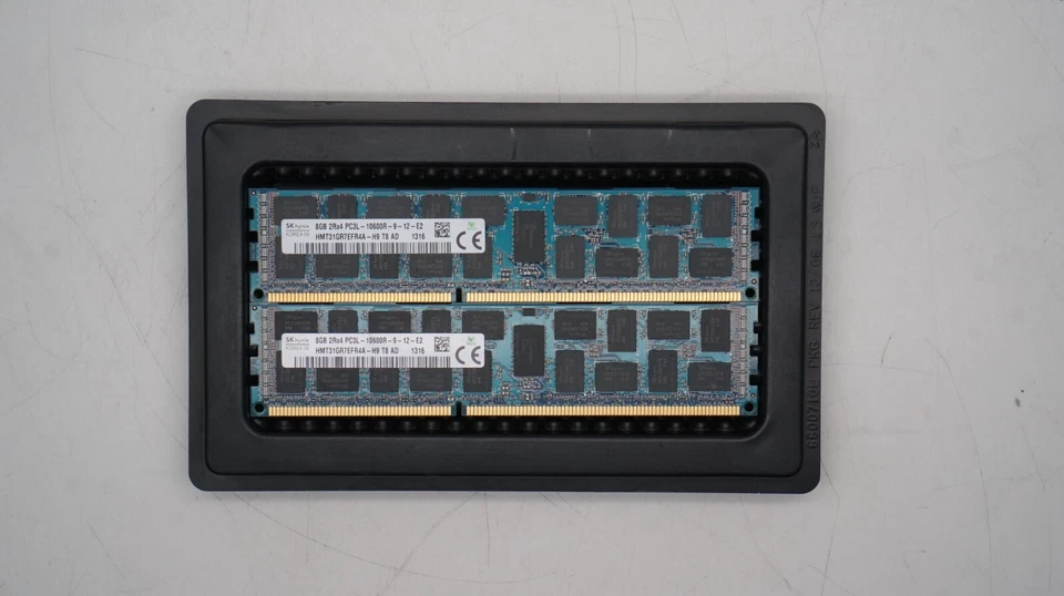 16GB 8GBX2 PC3L-10600R DDR3 ECC Server Memory For HP Proliant DL360 G6,DL370 G6 - Image 1 of 1