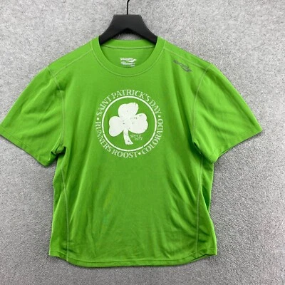 Camisa de Correr Saucony Para Hombre Talla Pequeña Verde Día de San Patty Colorado Foto 1 de 4
