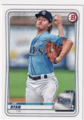 2020 BOWMAN RC JOE RYAN TAMPA BAY RAYS ROOKIE PROSPECTS S3125 - Image 1 of 2