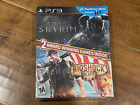 The Elder Scrolls V: Skyrim Bioshock Infinite 2 Pack Video Game - PS3 - New!