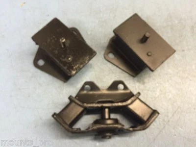 Juego de montaje de motor delantero y transmisión 3 piezas para 90-96 Mitsubishi Mighty Max tracción trasera 2x2 Foto 1 de 4