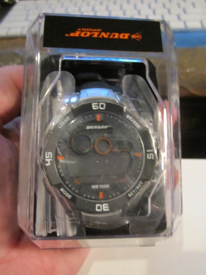 RELOJ CRONÓGRAFO DUNLOP HOMBRE DUN-233-G01 NUEVO EN LA CAJA - BBA-27 Foto 1 de 4