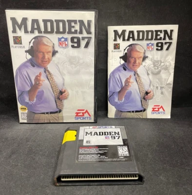 Madden NFL 97 (SEGA Genesis) Complete CIB Tested - Image 1 of 4